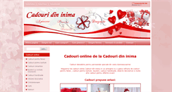 Desktop Screenshot of cadouri-din-inima.ro